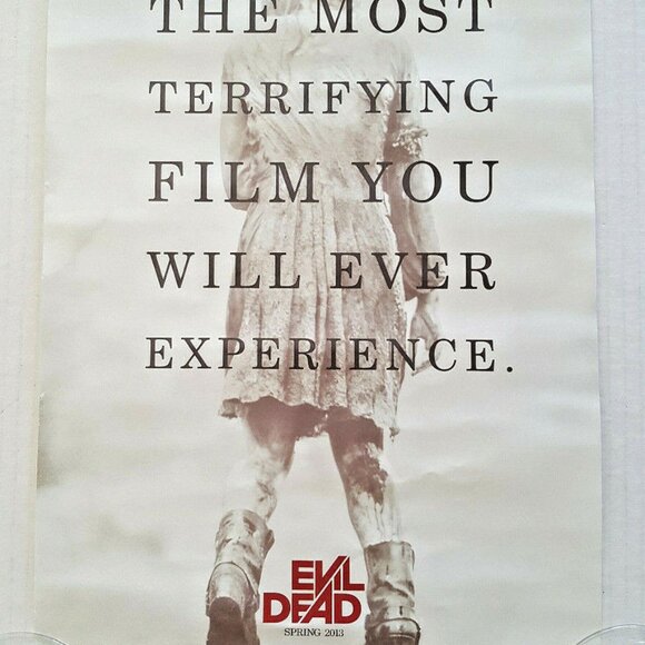 EVIL DEAD PROMO POSTER *RARE* 2013 17" X 11" HORROR MOVIE SUPREME - Picture 1 of 1